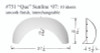 #751 Sunline RV fiberglass single fender skirt