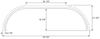 Rage'n Tandem Fender Skirt FS8923