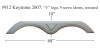 #912 Keystone RV fiberglass fender skirt