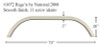 #1072 Rage'n fiberglass tandem fender skirt