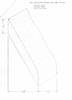 #434 Rockwood RV fiberglass front bumper end cap