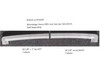 #1452L Winnebago Itasca fiberglass rear cap LEFT SIDE