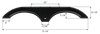 Forest River Tandem Fender Skirt FS7708
