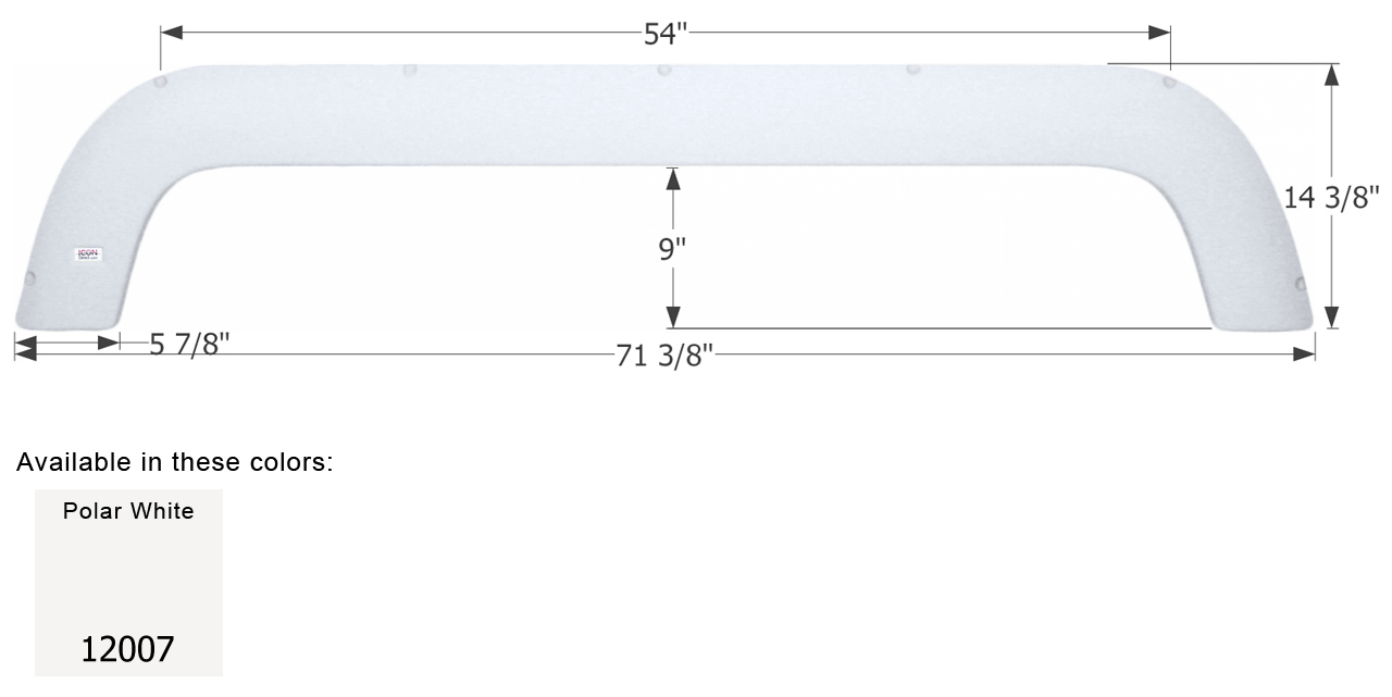 Tandem Fender Skirts for Fleetwood Travel Trailers & Fifth Wheels FS1881