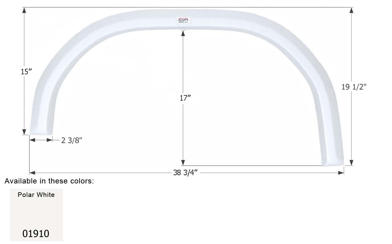 Single Fender Skirt for Damon Challenger Motorhomes - FS1899