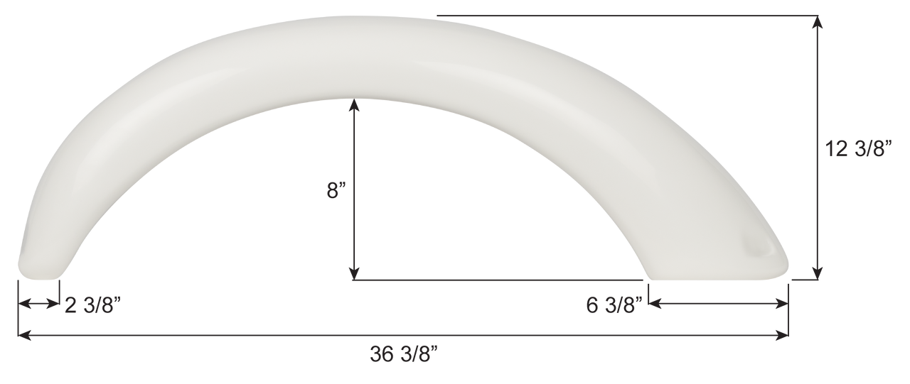 Heartland Single Axle Fender Skirt FS8065