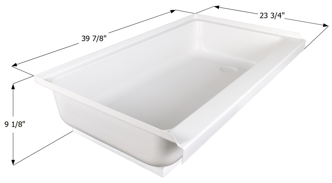 Shower Pan Right Hand Drain SP2440RHD