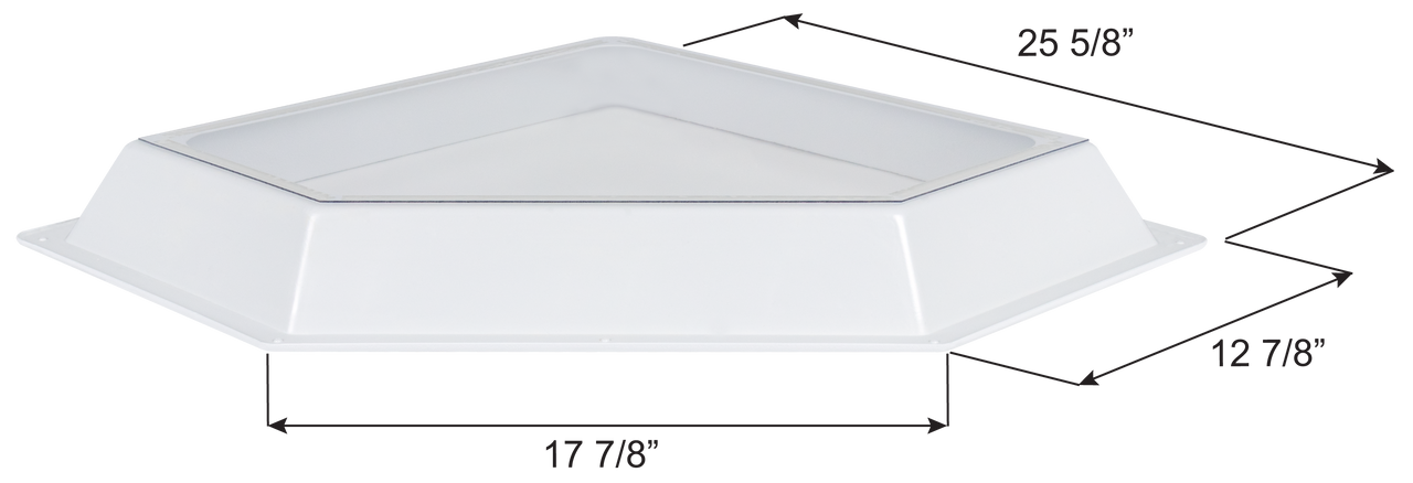 RV Skylight Inner Dome | Inner Trim for Skylight | NSL2412