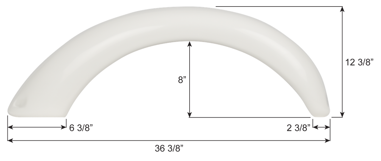 Heartland Single Axle Fender Skirt FS8065