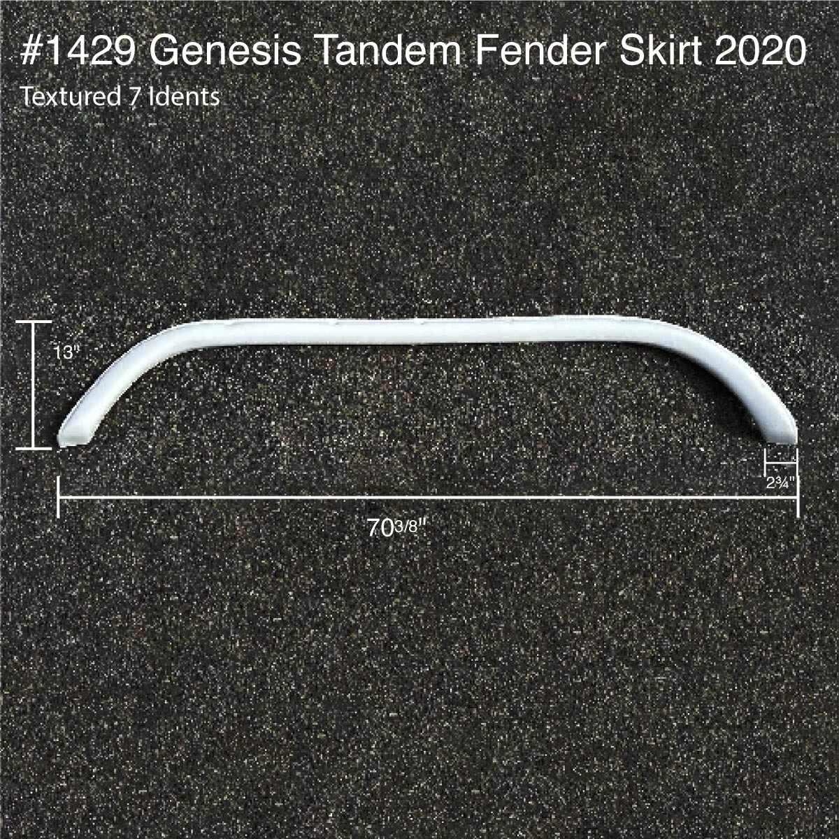 1429 Genesis Tandem Fender Skirt 2020 - ICON Technologies
