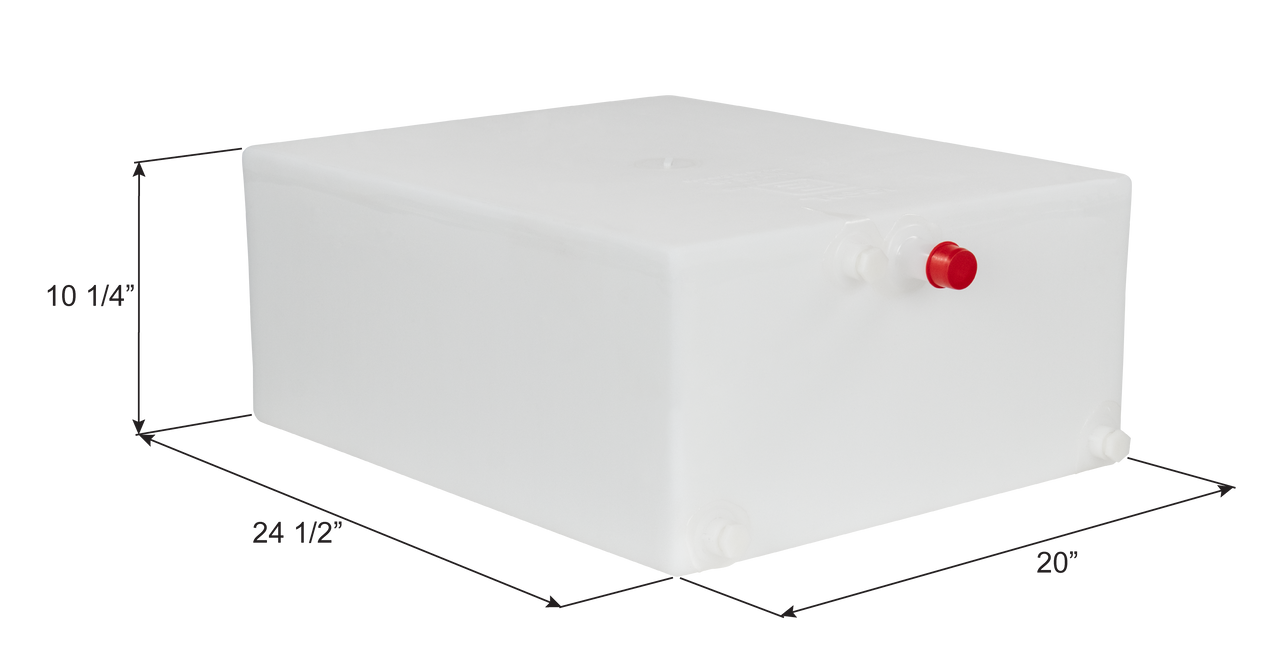 Fresh Water Tank WT4648 for RV Fifth Wheels, Travel Trailers, or