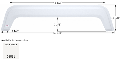 Fleetwood 5th Wheel Travel Trailer Fender Skirt FS1881