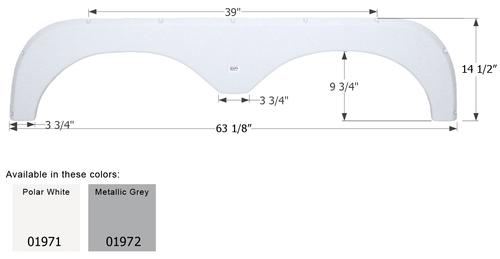 Okanagan 5th Wheel Travel Trailer Fender Skirt FS1971