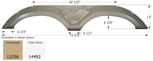 Keystone Tandem Fender Skirt FS2256