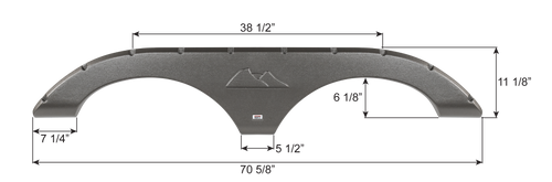 Keystone Tandem Fender Skirt FS2293