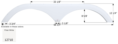 Starcraft Tandem Fender Skirt FS2710