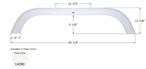 Starcraft 5th Wheel Travel Trailer Fender Skirt FS4290