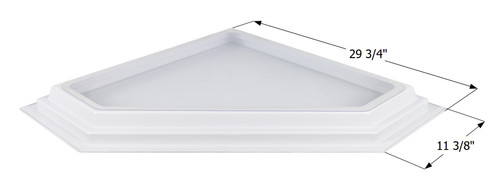 RV Skylight - NSL2810W - White