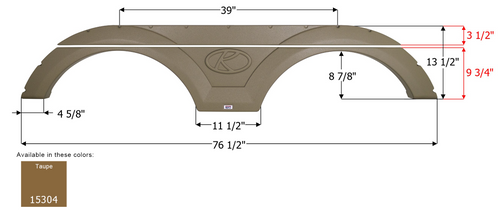 Keystone Tandem Fender Skirt FS5304