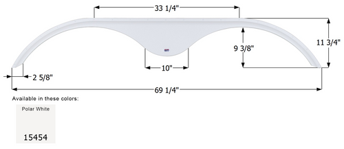 KZ Tandem Fender Skirt FS5454