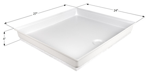 Shower Pan Left Hand Drain SP2436LH