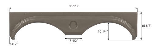Gulfstream Tandem Fender Skirt FS8912