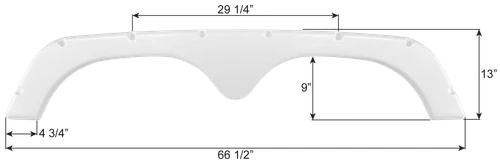 Thor Tandem Fender Skirt FS9116