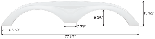 Dutchmen Tandem Fender Skirt FS8181