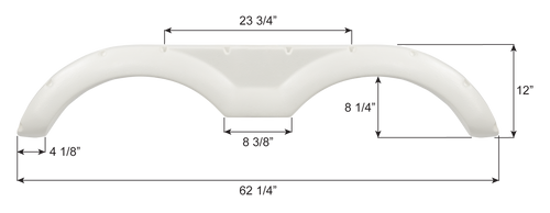 Keystone Tandem Fender Skirt FS8273