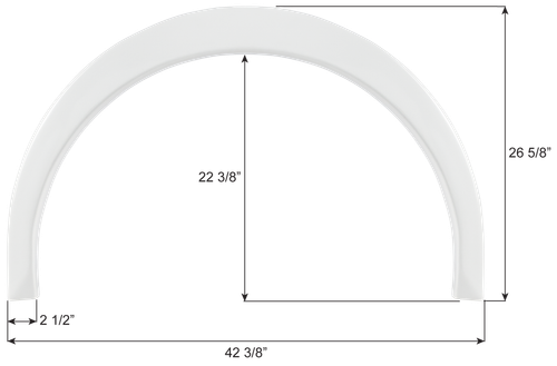 Thor Single Fender Skirt FS8351