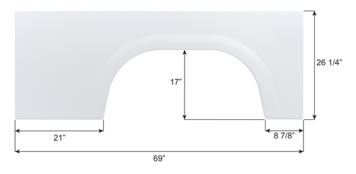 Winnebago Single Fender Skirt FS6234