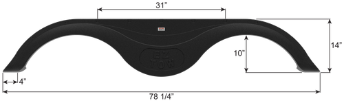 Forest River Tandem Fender Skirt FS7891
