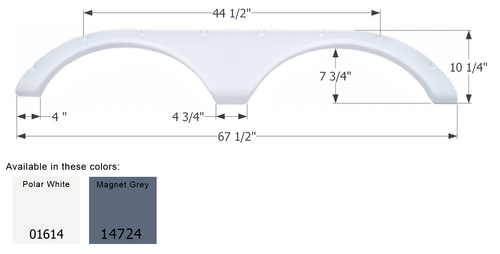 Heartland 5th Wheel Travel Trailer Fender Skirt FS762