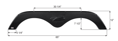 R-Vision Tandem Fender Skirt FS775