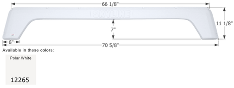 Tandem Fender Skirt for Layton Skyline Travel Trailers & Fifth