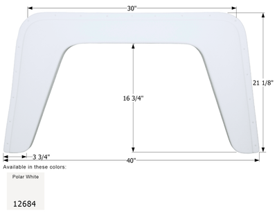 Damon Single Fender Skirt FS2684