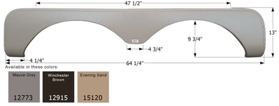 Forest River Tandem Fender Skirt FS2773