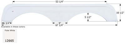 Sunnybrook Tandem Fender Skirt FS2665