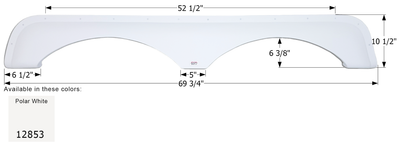 Layton Skyline Tandem Fender Skirt FS2853