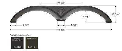 Evergreen Tandem Fender Skirt FS4102