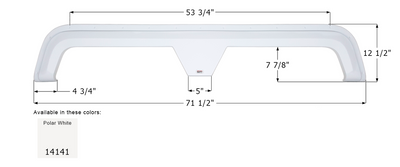 Holiday Rambler Tandem Fender Skirt  FS4141