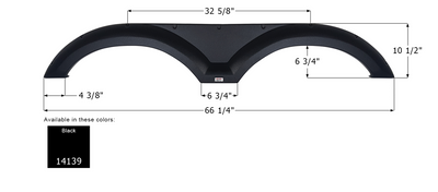 Keystone Tandem Fender Skirt FS4139