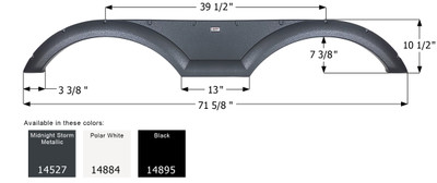 Heartland Tandem Fender Skirt FS4527