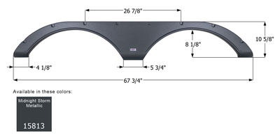 Forest River Tandem Fender Skirt FS5813