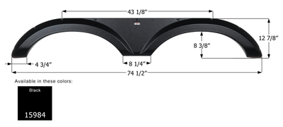 Jayco Tandem Fender Skirt FS5984