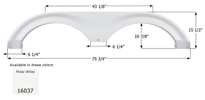 Palomino Tandem Fender Skirt FS6037