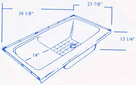 #212 Automate RV fiberglass shower tub - ICON Technologies