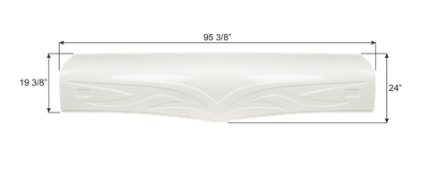 DIANTE Flap bare topホワイト 18340-fronttopcap-