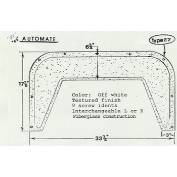 #57 Automate RV fiberglass single fender skirt - ICON Technologies