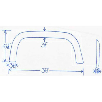 #579 Airex RV single fender skirt - ICON Technologies